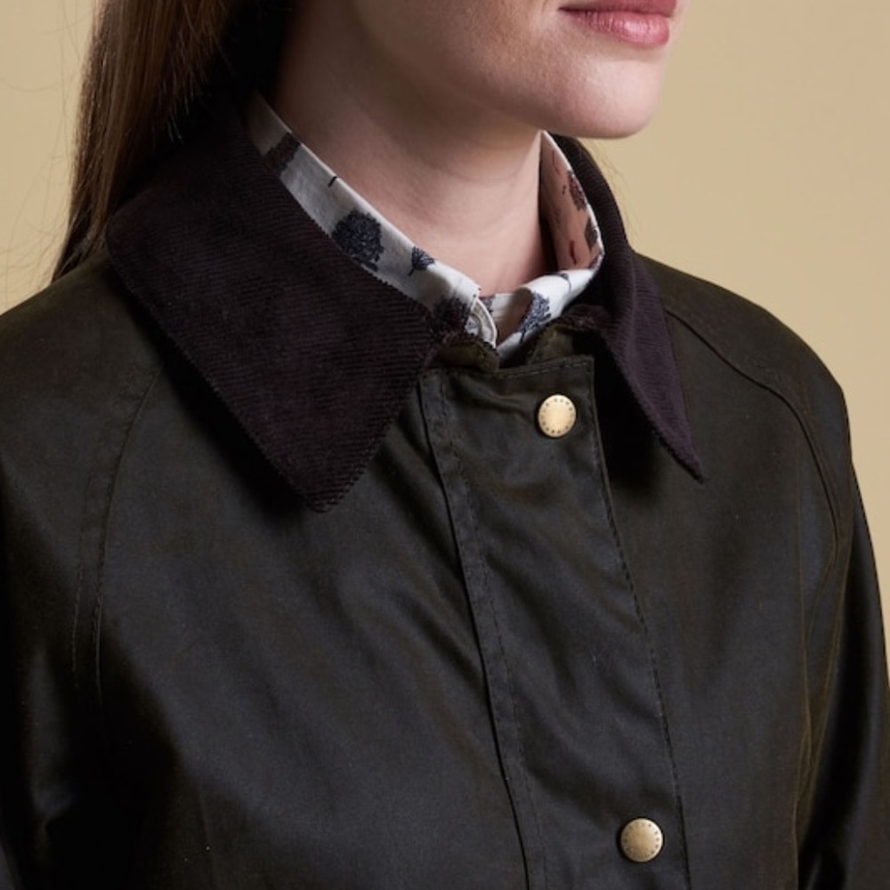 Sage Barbour Beadnell Wax Jacket - Picture 6 of 8